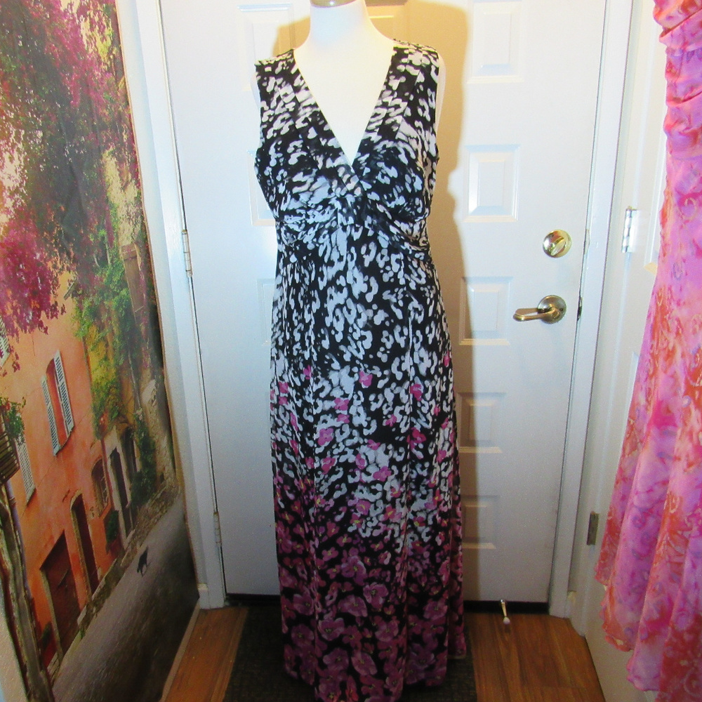 LONG SUMMER DRESS SIZE 12US (SIZE 16UK)